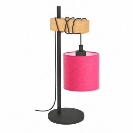 BRILAGI - Tafellamp NUBILA 1xE27/40W/230V bruin/zwart/roze