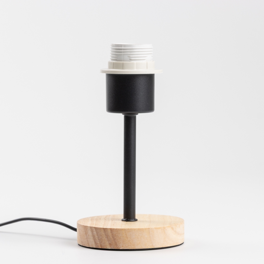 Brilagi - Tafellamp NUBILA WOOD 1xE27/25W/230V eiken/crème