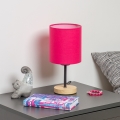 Brilagi - Tafellamp NUBILA WOOD 1xE27/25W/230V eiken/roze