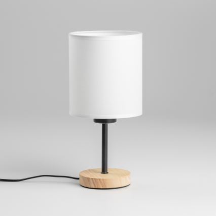 Brilagi - Tafellamp NUBILA WOOD 1xE27/25W/230V eiken/zwart
