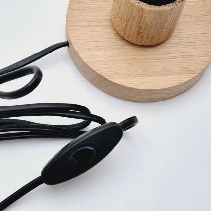 Brilagi - Tafellamp WOODY BASKET 1xE27/60W/230V eiken
