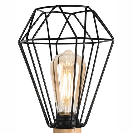 Brilagi - Tafellamp WOODY BASKET 1xE27/60W/230V eiken