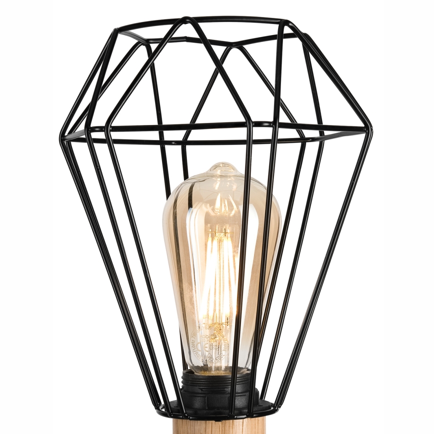 Brilagi - Tafellamp WOODY BASKET 1xE27/60W/230V eiken