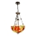 Brilagi - Tiffany-glas hanglamp aan een ketting SUNFLOWER 3×E27/60W/230V Ø 50 cm