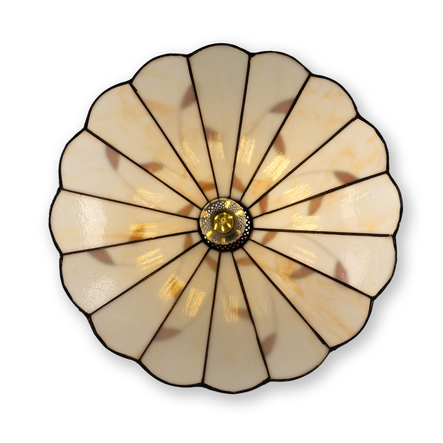 Brilagi - Tiffany glas-in-lood hanglamp aan ketting FOLIA 1xE27/60W/230V Ø 40 cm