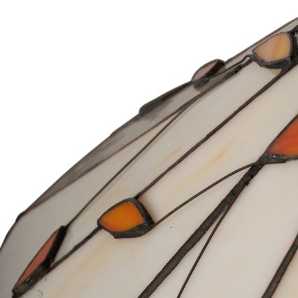 Brilagi - Tiffany glas-in-lood hanglamp aan ketting FOLIA 1xE27/60W/230V Ø 40 cm