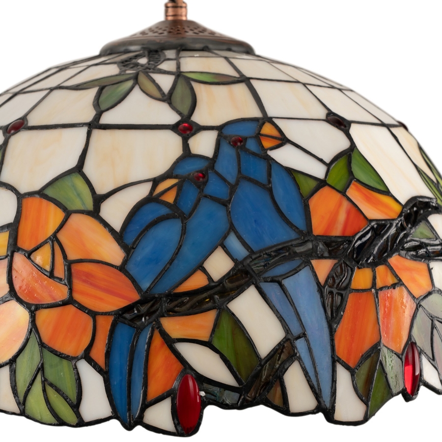Brilagi - Tiffany glas-in-lood hanglamp aan ketting JUNGLE 1xE27/60W/230V Ø 40 cm
