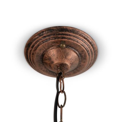 Brilagi - Tiffany glas-in-lood hanglamp aan ketting JUNGLE 1xE27/60W/230V Ø 40 cm
