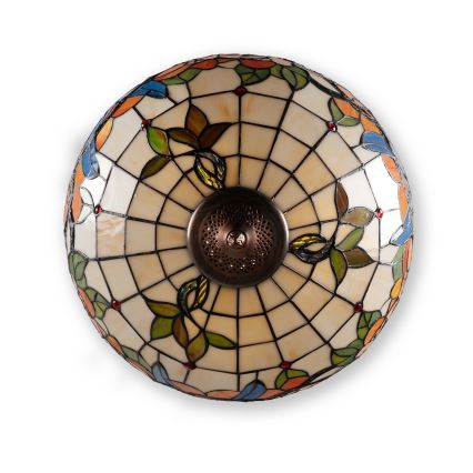Brilagi - Tiffany glas-in-lood hanglamp aan ketting JUNGLE 3xE27/60W/230V Ø 50 cm