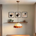 Brilagi - Tiffany glas-in-lood hanglamp aan ketting SIENNA 1xE27/60W/230V Ø 40 cm