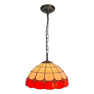 Brilagi - Tiffany glas-in-lood hanglamp aan ketting SIENNA 1xE27/60W/230V Ø 40 cm