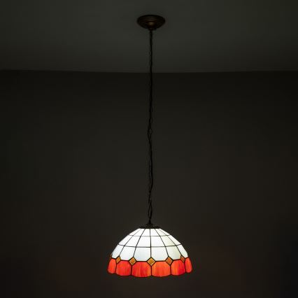 Brilagi - Tiffany glas-in-lood hanglamp aan ketting SIENNA 1xE27/60W/230V Ø 40 cm