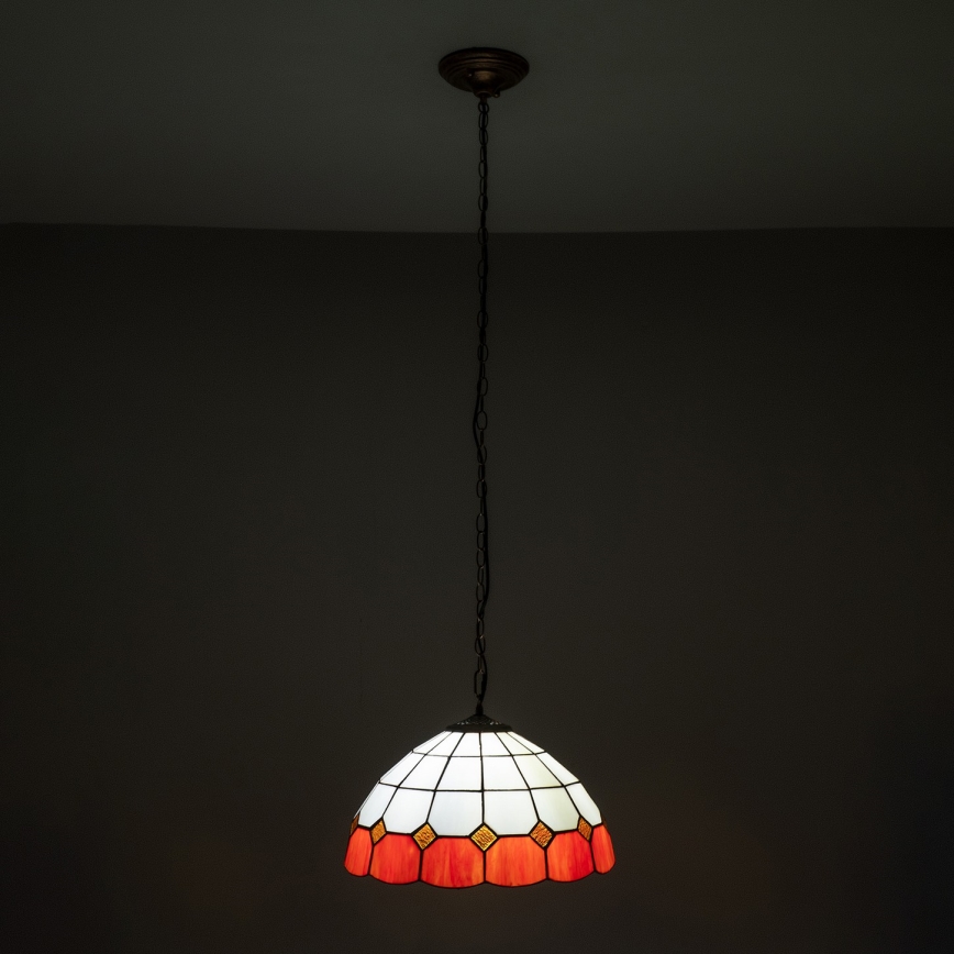 Brilagi - Tiffany glas-in-lood hanglamp aan ketting SIENNA 1xE27/60W/230V Ø 40 cm