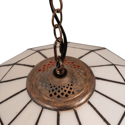 Brilagi - Tiffany glas-in-lood hanglamp aan ketting SIENNA 1xE27/60W/230V Ø 40 cm