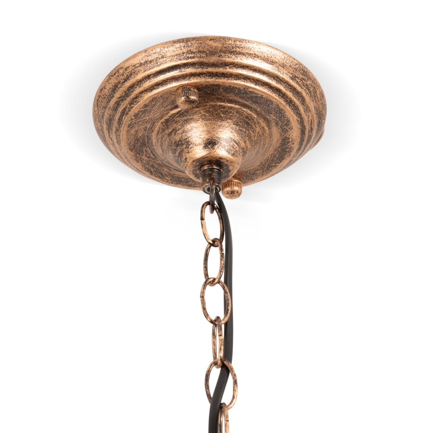 Brilagi - Tiffany glas-in-lood hanglamp aan ketting SUNFLOWER 1xE27/60W/230V Ø 40 cm