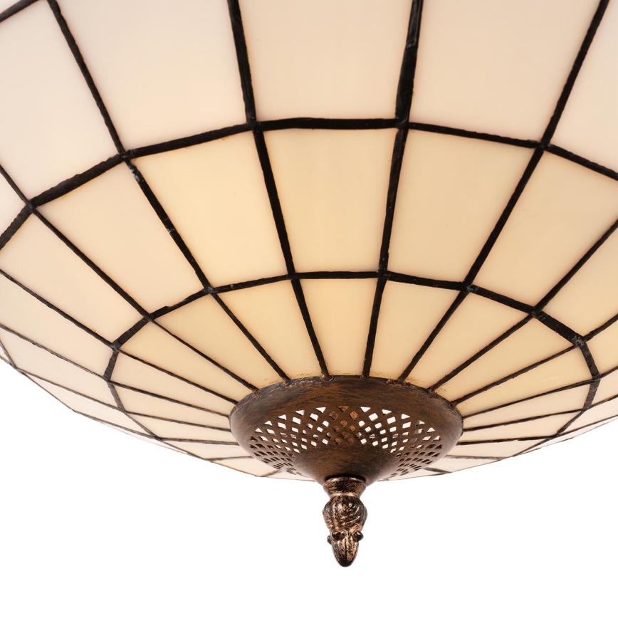 Brilagi - Tiffany glas-in-lood kroonluchter aan ketting SIENNA 3xE27/60W/230V Ø 50 cm