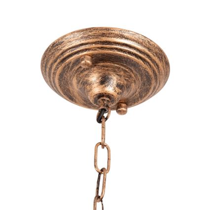 Brilagi - Tiffany glas-in-lood kroonluchter aan ketting SIENNA 3xE27/60W/230V Ø 50 cm
