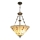Brilagi - Tiffany glas-in-lood kroonluchter met ketting FOLIA 3xE27/60W/230V Ø 50 cm