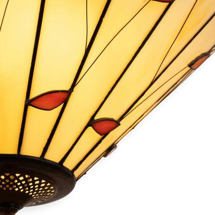 Brilagi - Tiffany glas-in-lood kroonluchter met ketting FOLIA 3xE27/60W/230V Ø 50 cm