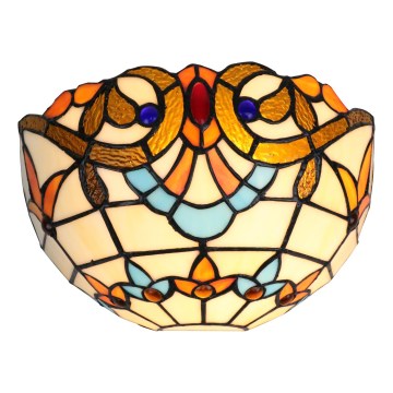 Brilagi - Tiffany glas-in-lood muurlamp MIRABELLA 1xE14/40W/230V