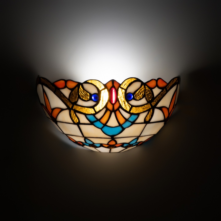 Brilagi - Tiffany glas-in-lood muurlamp MIRABELLA 1xE14/40W/230V