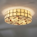 BRILAGI - Tiffany glas-in-lood plafondlamp FOLIA 2xE27/60W/230V Ø 40 cm