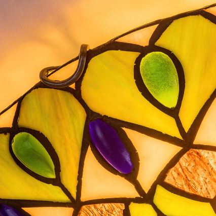 Brilagi - Tiffany glas-in-lood plafondlamp MARGARET 2xE27/60W/230V Ø 40 cm
