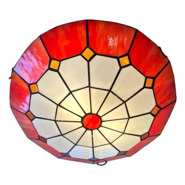 Brilagi - Tiffany glas-in-lood plafondlamp SIENNA 2xE27/60W/230V Ø 40 cm