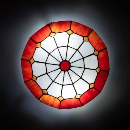 Brilagi - Tiffany glas-in-lood plafondlamp SIENNA 2xE27/60W/230V Ø 40 cm