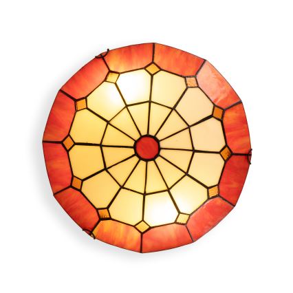Brilagi - Tiffany glas-in-lood plafondlamp SIENNA 2xE27/60W/230V Ø 40 cm