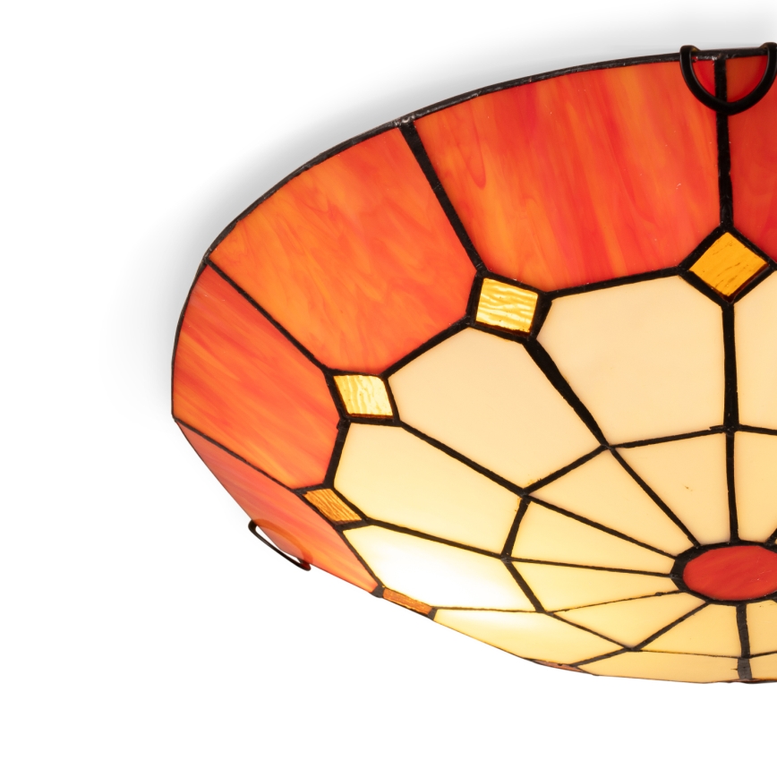 Brilagi - Tiffany glas-in-lood plafondlamp SIENNA 2xE27/60W/230V Ø 40 cm