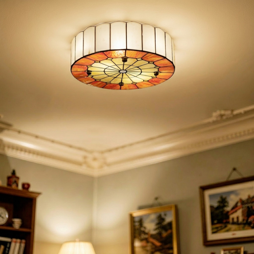 Brilagi - Tiffany glas-in-lood plafondlamp SIENNA 3xE27/60W/230V Ø 40 cm