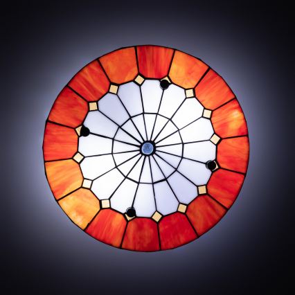 Brilagi - Tiffany glas-in-lood plafondlamp SIENNA 3xE27/60W/230V Ø 40 cm