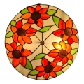 Brilagi - Tiffany glas-in-lood plafondlamp SUNFLOWER 3xE27/60W/230V Ø 40 cm