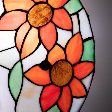 Brilagi - Tiffany glas-in-lood plafondlamp SUNFLOWER 3xE27/60W/230V Ø 40 cm