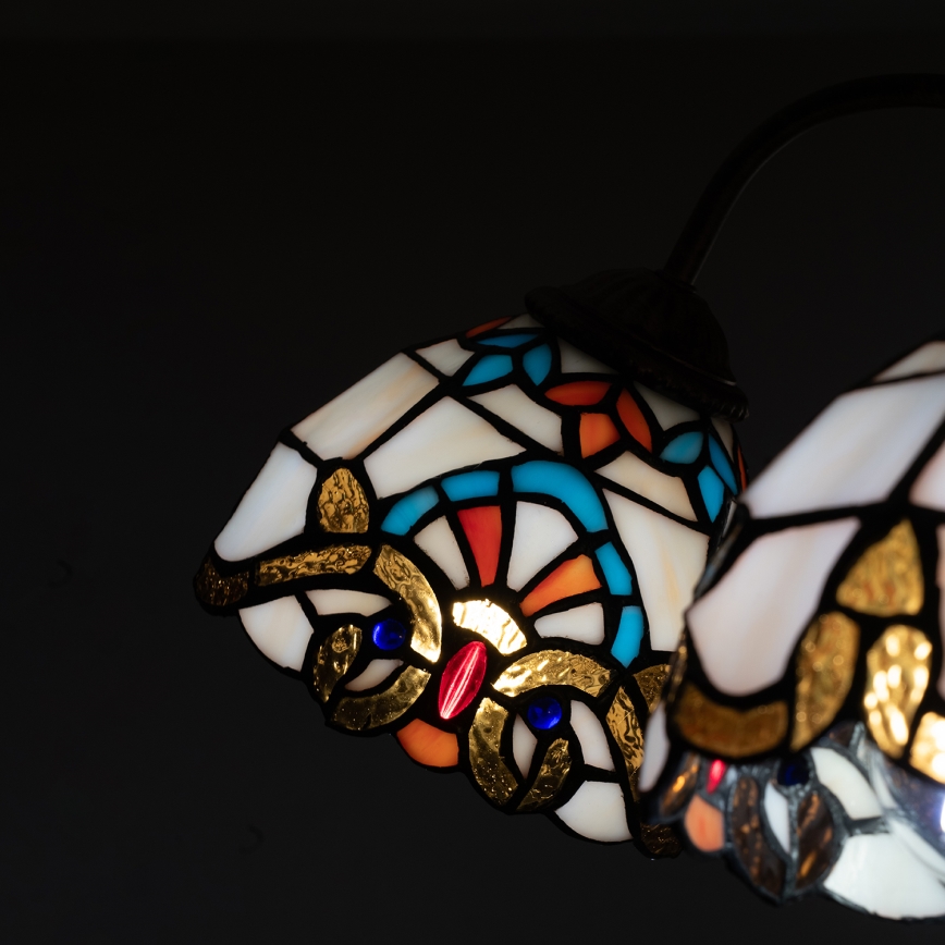 Brilagi - Tiffany glas-in-lood plafonnière MIRABELLA 5xE27/60W/230V Ø 60 cm