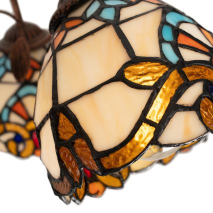 Brilagi - Tiffany glas-in-lood plafonnière MIRABELLA 8xE27/60W/230V Ø 68 cm