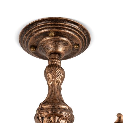 Brilagi - Tiffany glas-in-lood plafonnière SIENNA 6xE27/60W/230V Ø 60 cm