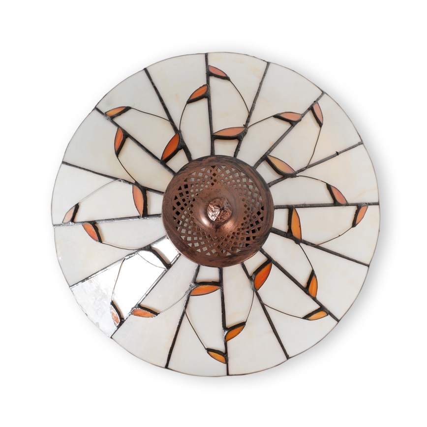 Brilagi - Tiffany glas-in-lood staande lamp FOLIA 2xE27/60W/230V