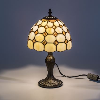 Brilagi - Tiffany glas-in-lood tafellamp DORAN 1xE14/40W/230V