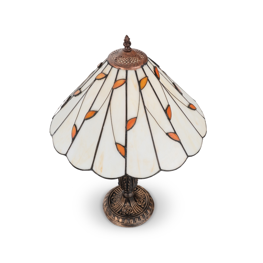 BRILAGI - Tiffany glas-in-lood tafellamp FOLIA 1xE27/60W/230V