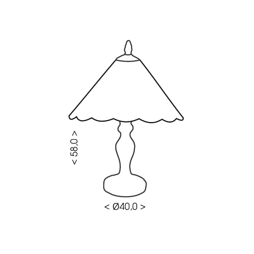 Brilagi - Tiffany glas-in-lood tafellamp FOLIA 2xE27/60W/230V