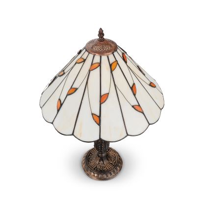 Brilagi - Tiffany glas-in-lood tafellamp FOLIA 2xE27/60W/230V