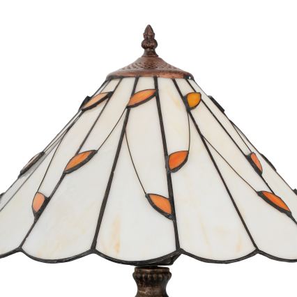 Brilagi - Tiffany glas-in-lood tafellamp FOLIA 2xE27/60W/230V