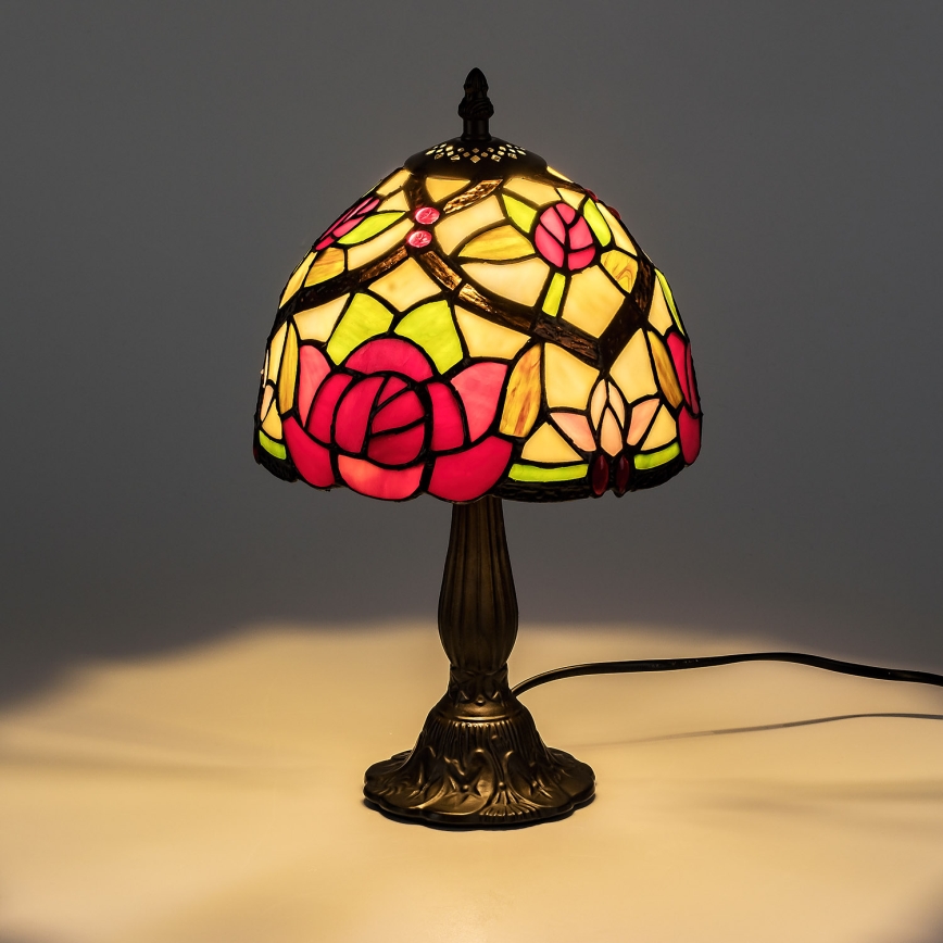 Brilagi - Tiffany glas-in-lood tafellamp GARLAN 1xE14/40W/230V