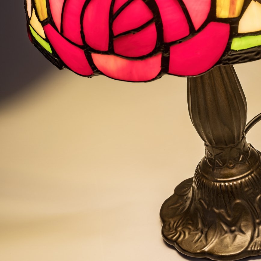 Brilagi - Tiffany glas-in-lood tafellamp GARLAN 1xE14/40W/230V