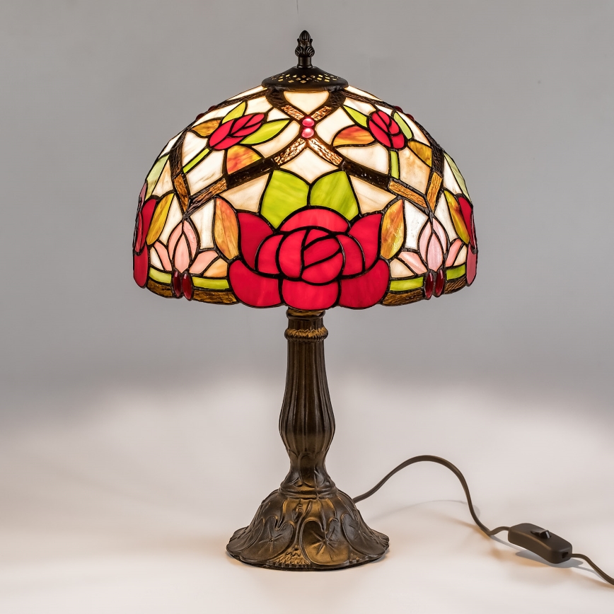 Brilagi - Tiffany glas-in-lood tafellamp GARLAN 1xE27/40W/230V