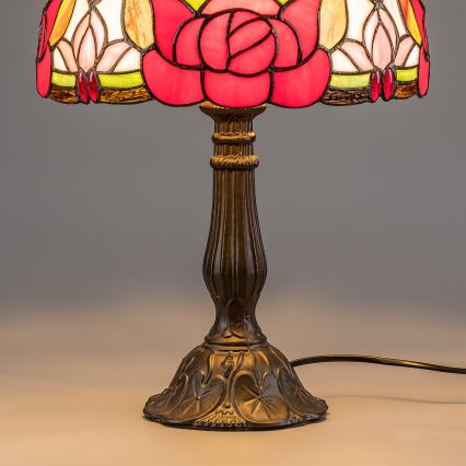 Brilagi - Tiffany glas-in-lood tafellamp GARLAN 1xE27/40W/230V