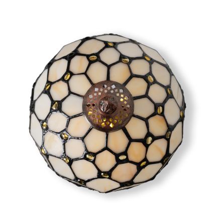 Brilagi - Tiffany glas-in-lood tafellamp IVOOR 1xE27/60W/230V