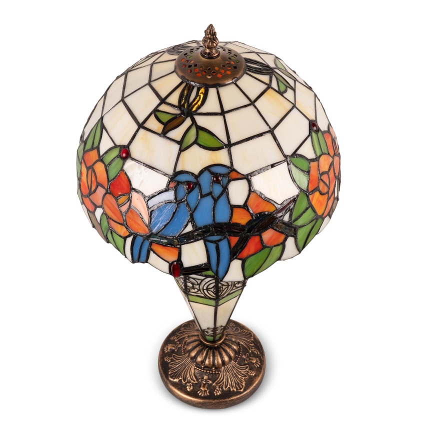 Brilagi - Tiffany glas-in-lood tafellamp JUNGLE 1xE27/60W/230V + 1xE14/40W